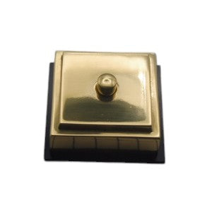 Sonnette carré design 50x50 chromé